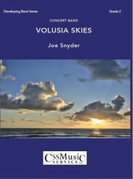 Volusia Skies Concert Band sheet music cover Thumbnail